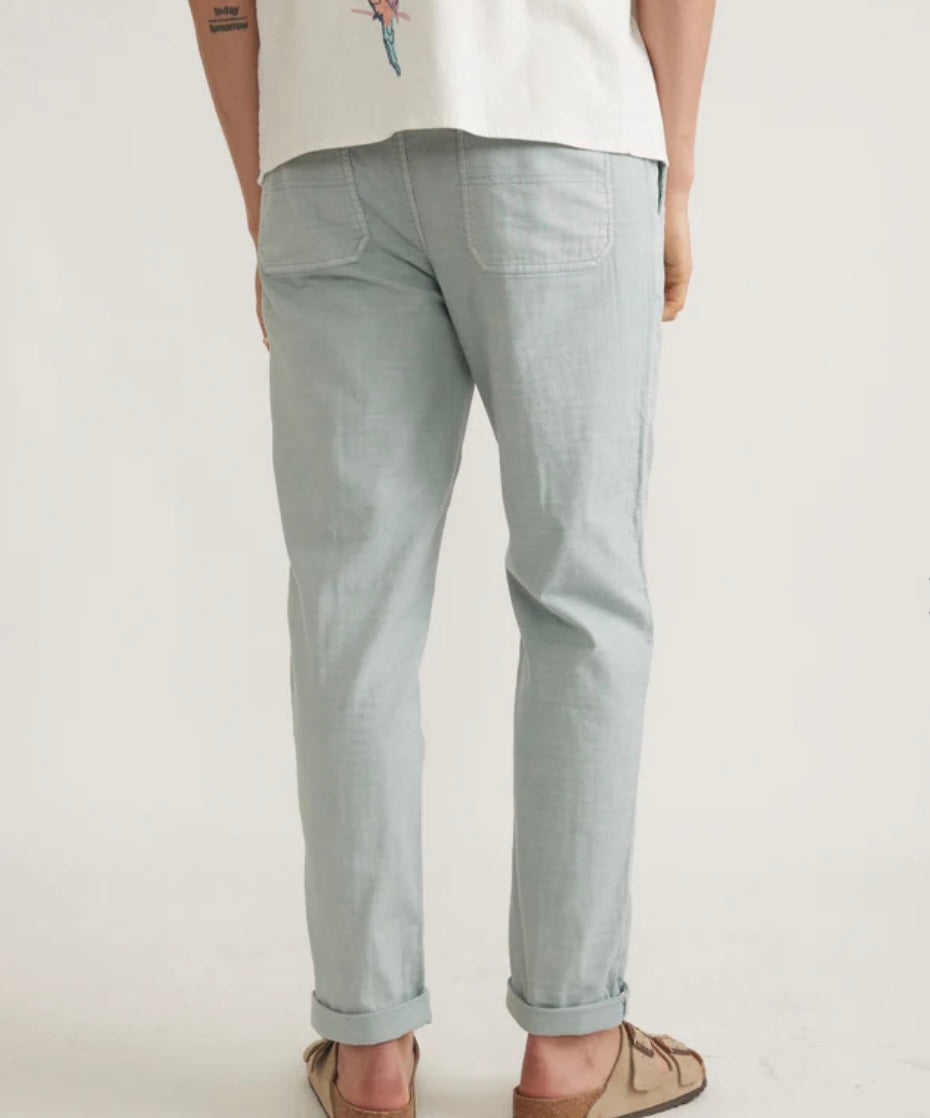 Marine Layer - MARINE LAYER SATURDAY STRETCH BEACH PANT IN LIGHT BLUE - Rent With Thred