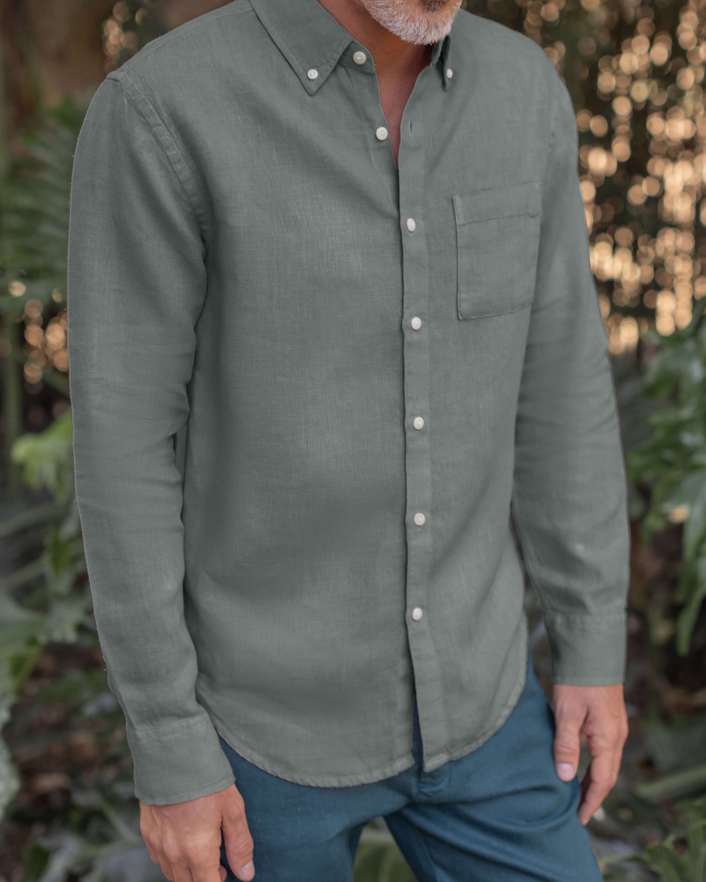 Alex Crane - ALEX CRANE PLAYA SHIRT IN JADE - Rent With Thred