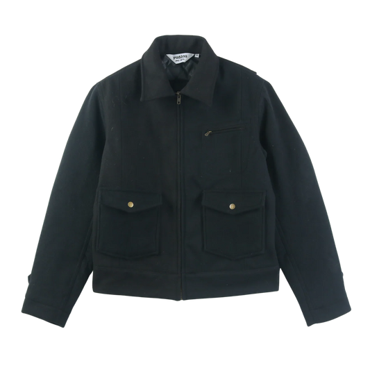 Patina - PATINA WOOL CREW JACKET IN BLACK - Rent With Thred