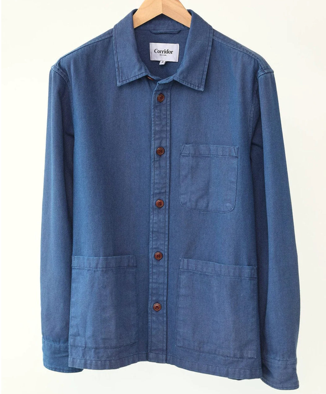 Corridor - CORRIDOR DUCK DYE OVERSHIRT IN INDIGO - Rent With Thred