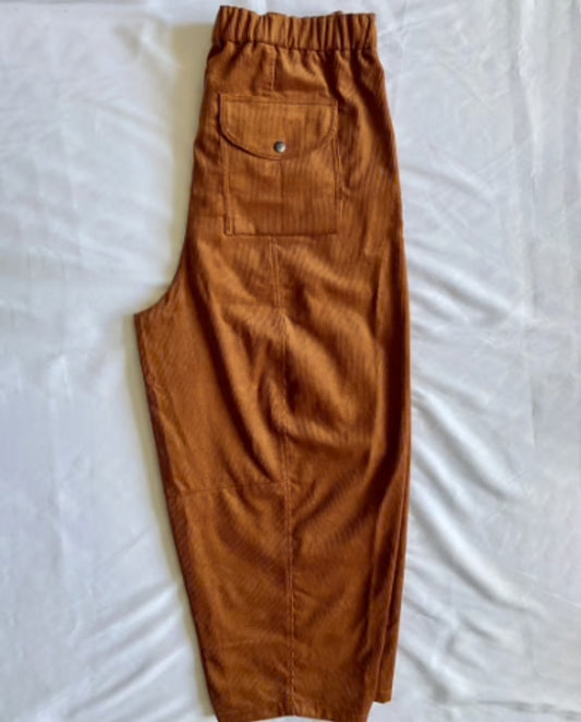 Whitehill Mercantile Co - WHITEHILL MERCANTILE CO. MULL TROUSER IN CINNAMON - Rent With Thred