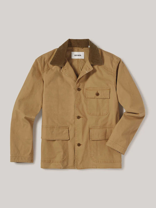 Buck Mason - BUCK MASON CRAFTSMAN CANVAS FIELD JACKET IN MAPLE - Rent With Thred