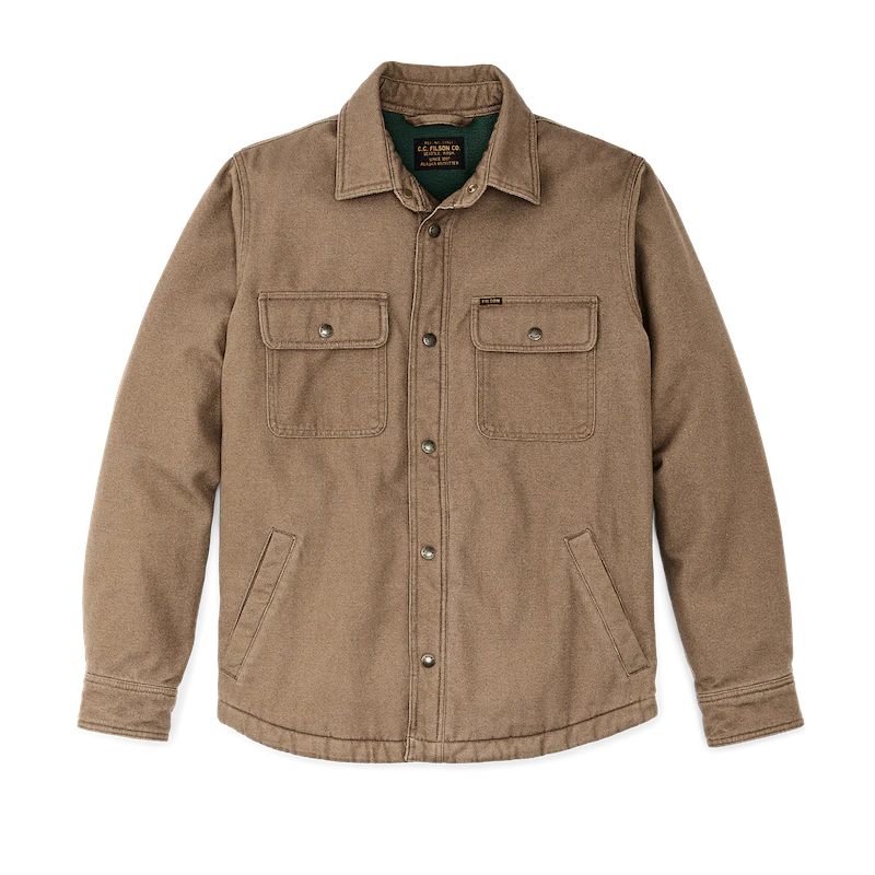 Filson - FILSON FLEECE LINED JAC-SHIRT IN KANGAROO - Rent With Thred