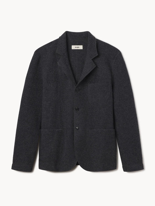 Buck Mason - BUCK MASON FELTED CHORE COAT IN CHARCOAL - Rent With Thred