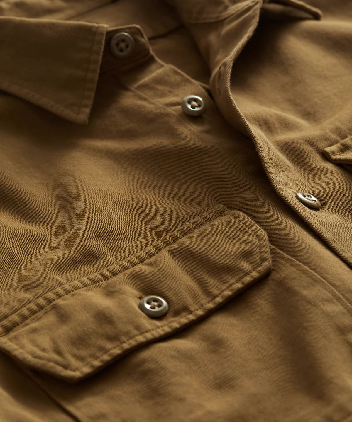 Todd Snyder - TODD SNYDER TWO POCKET UTILITY LONG SLEEVE SHIRT IN OCHRE RUST - Rent With Thred