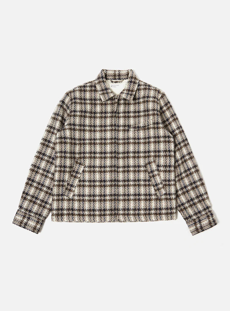 UNIVERSAL WORKS WINDCHEATER II IN GREY CORTINA TWEED