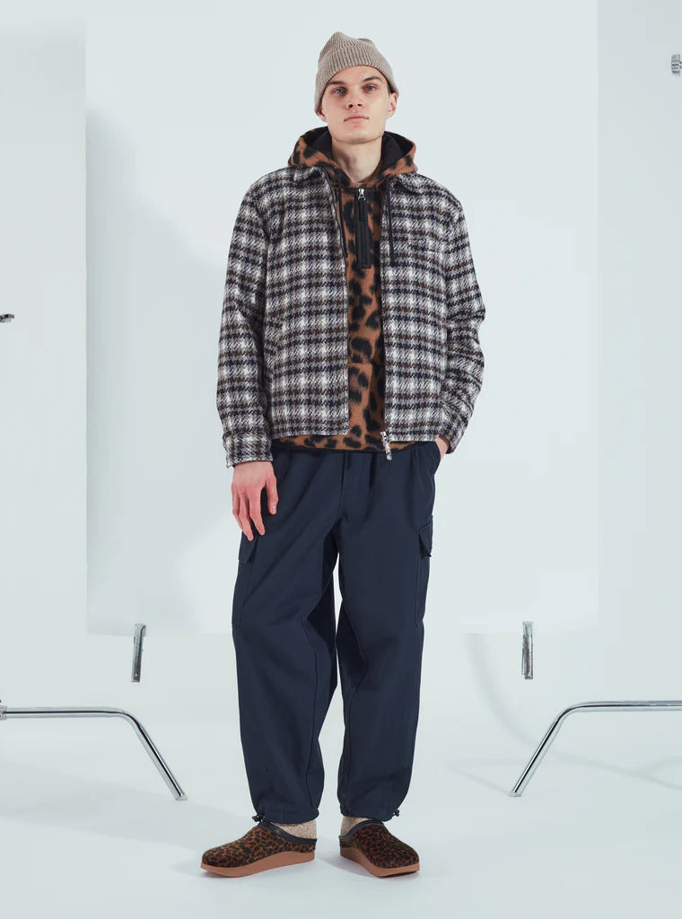 UNIVERSAL WORKS WINDCHEATER II IN GREY CORTINA TWEED