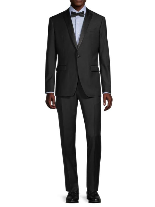 John Varvatos - JOHN VARVATOS SINGLE-BREAST TUXEDO JACKET IN BLACK - Rent With Thred