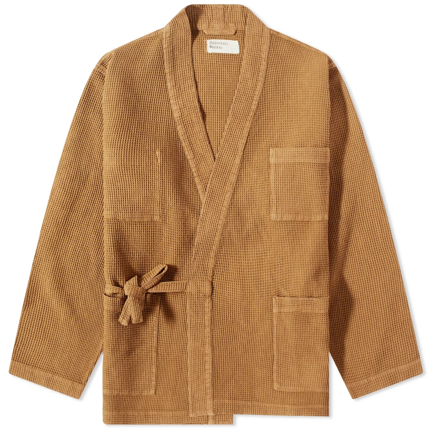 Universal Works - UNIVERSAL WORKS JAPANESE WAFFLE KYOTO WORK JACKET IN BRONZE - Rent With Thred