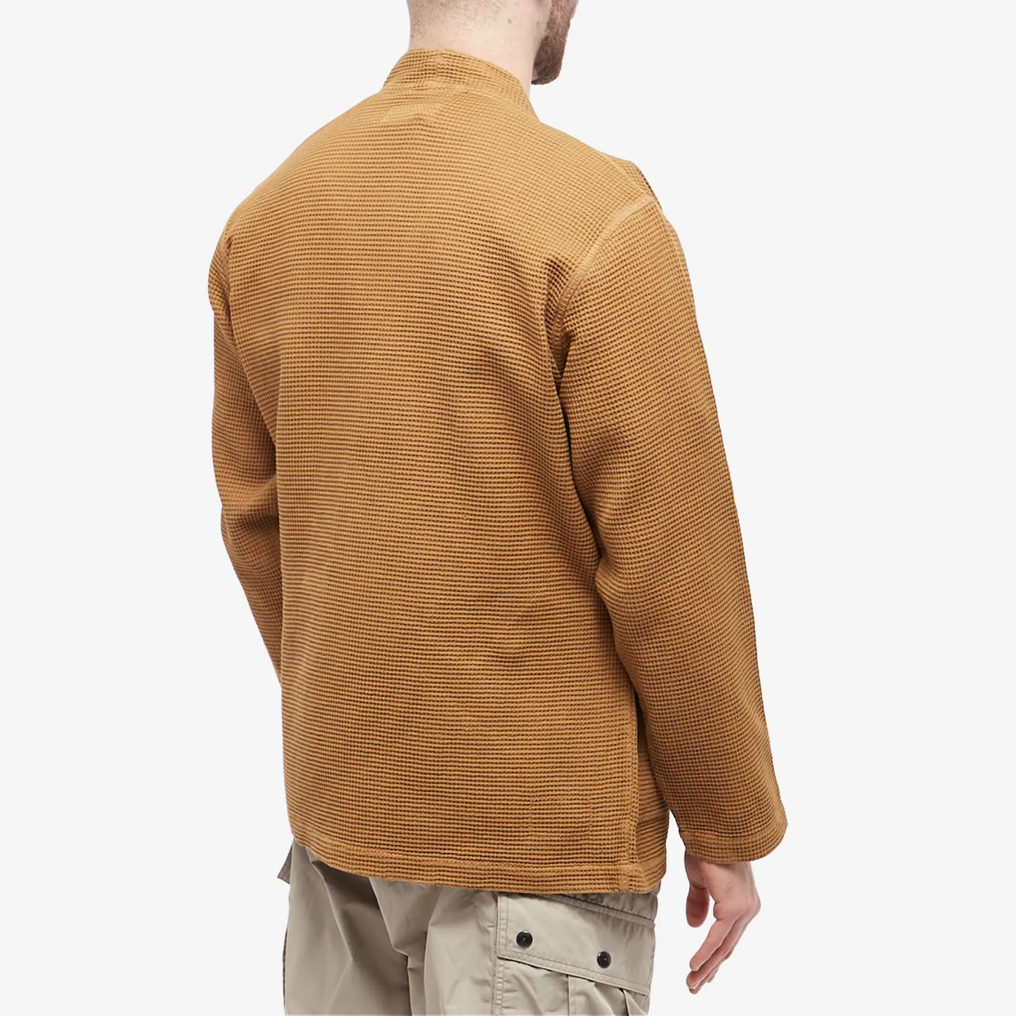 Universal Works - UNIVERSAL WORKS JAPANESE WAFFLE KYOTO WORK JACKET IN BRONZE - Rent With Thred