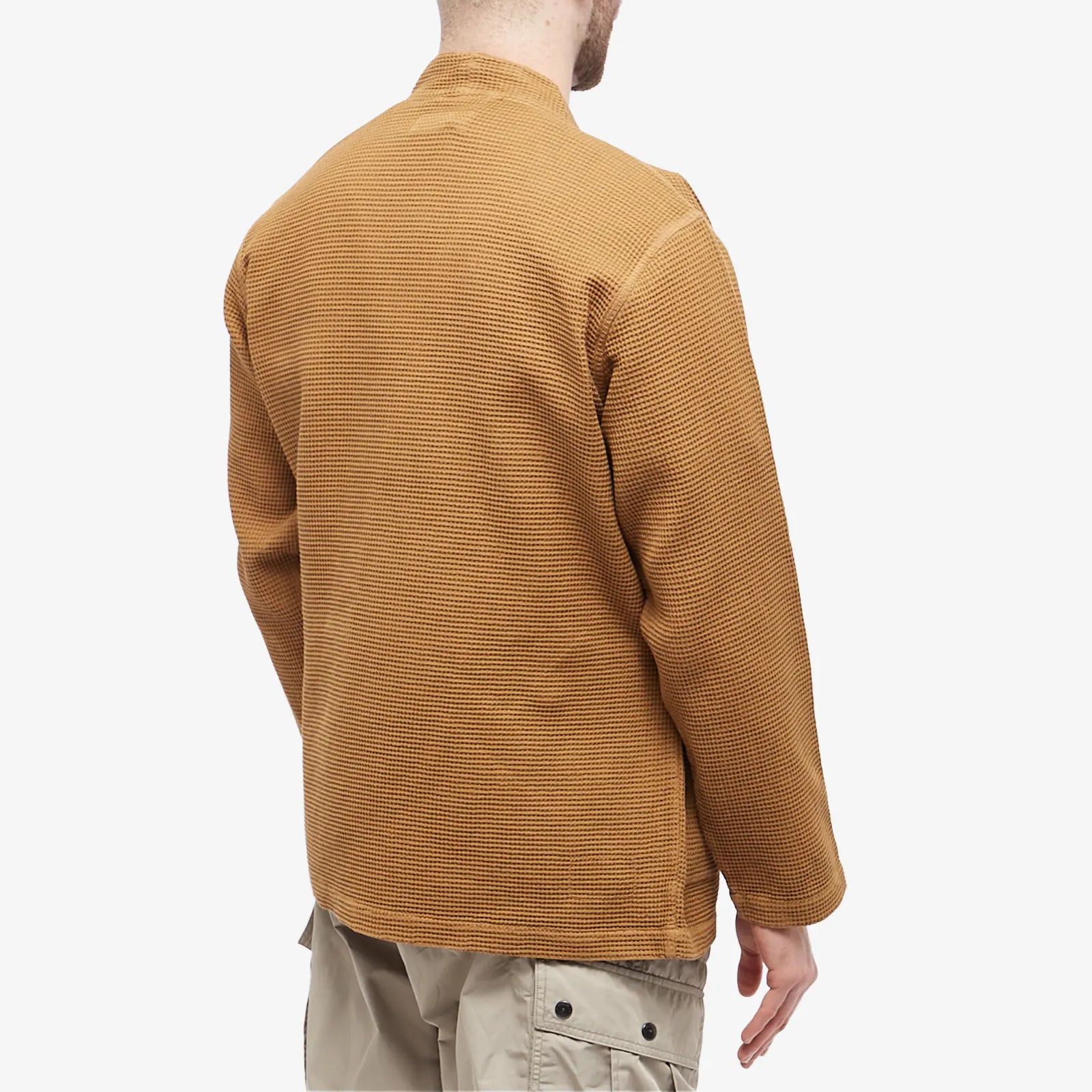 Universal Works - UNIVERSAL WORKS JAPANESE WAFFLE KYOTO WORK JACKET IN BRONZE - Rent With Thred