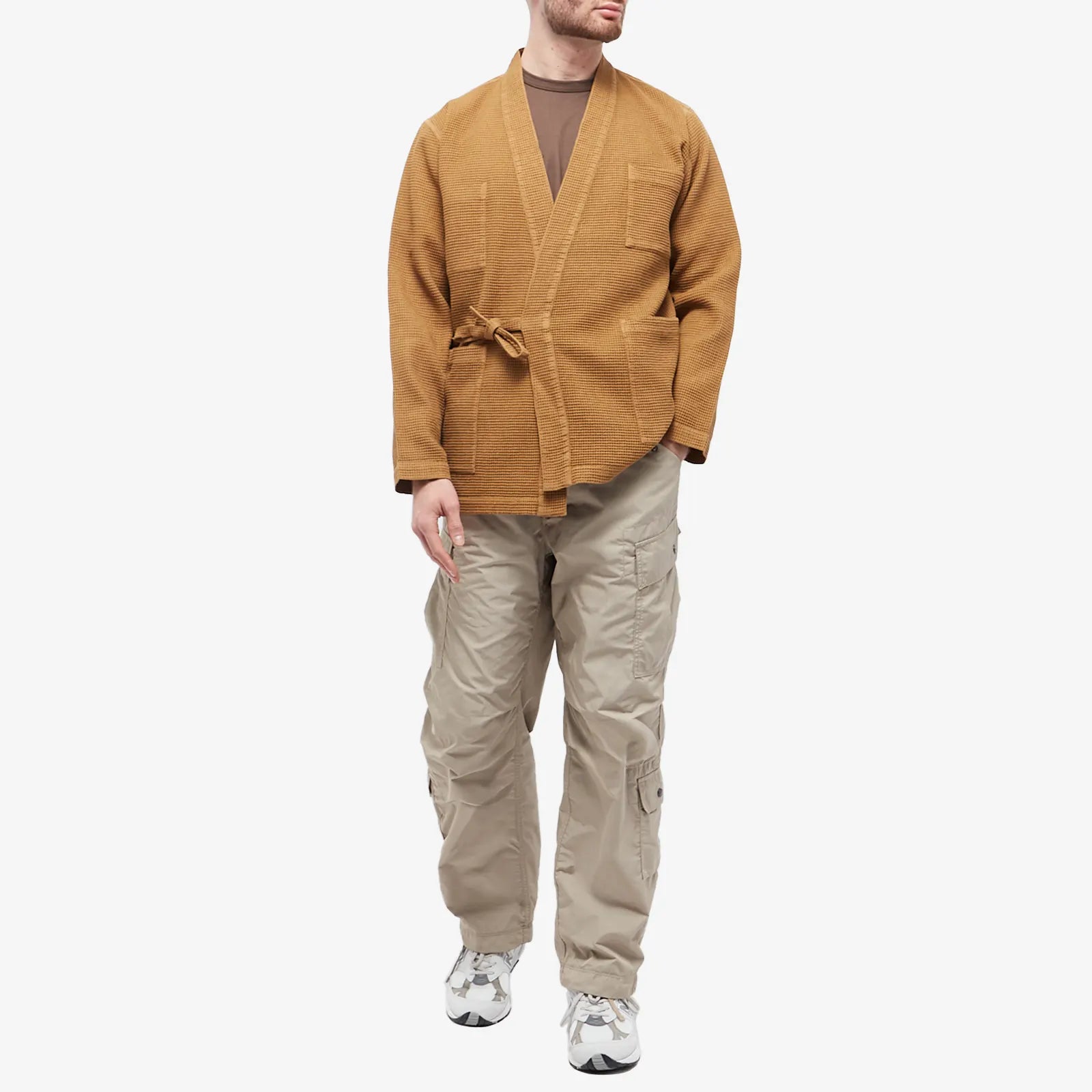 Universal Works - UNIVERSAL WORKS JAPANESE WAFFLE KYOTO WORK JACKET IN BRONZE - Rent With Thred