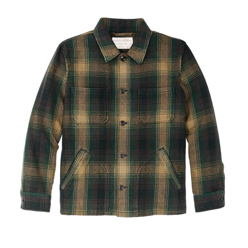 Filson - FILSON DEER ISLAND RANCH COAT IN DARK TAN SYCAMORE - Rent With Thred