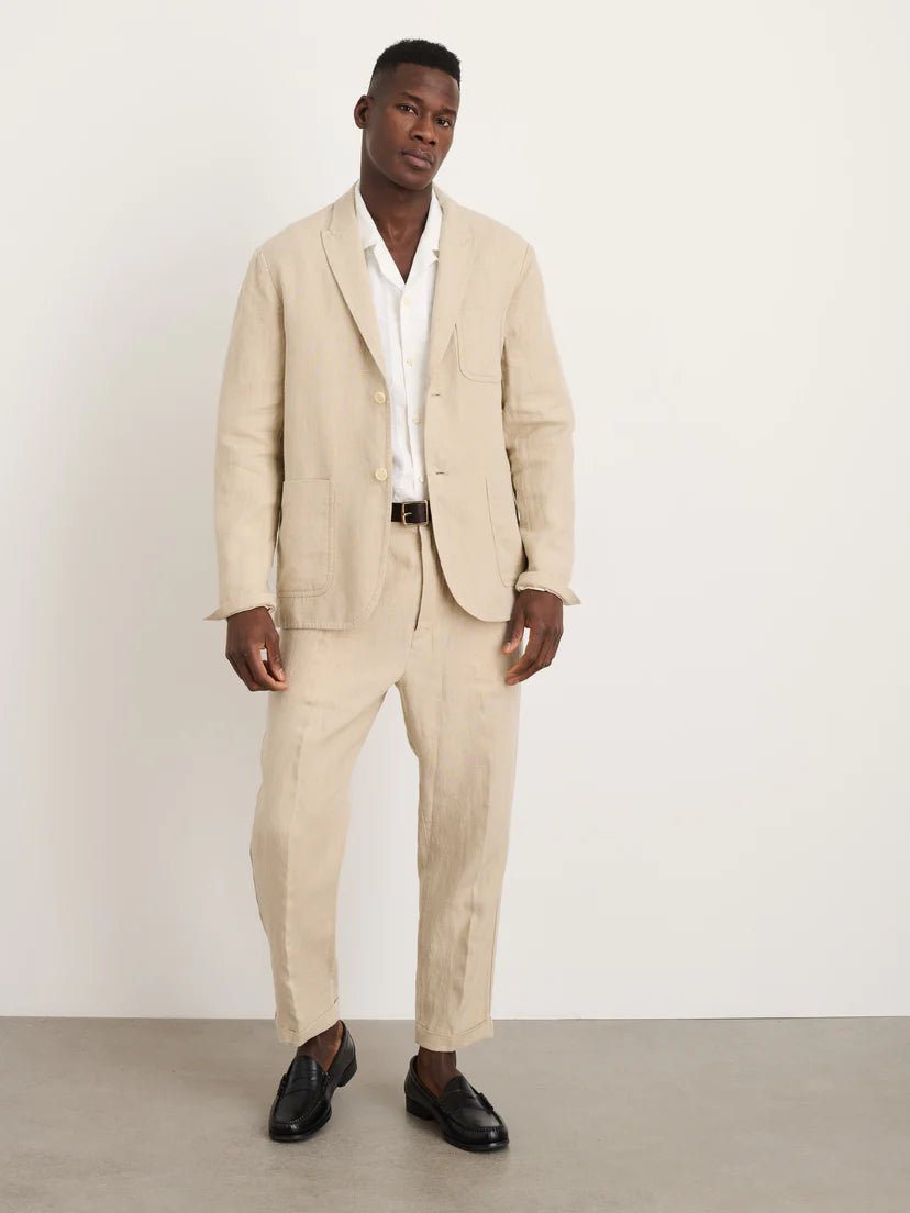 Alex Mill - ALEX MILL MERCER BLAZER IN FLAX LINEN - Rent With Thred
