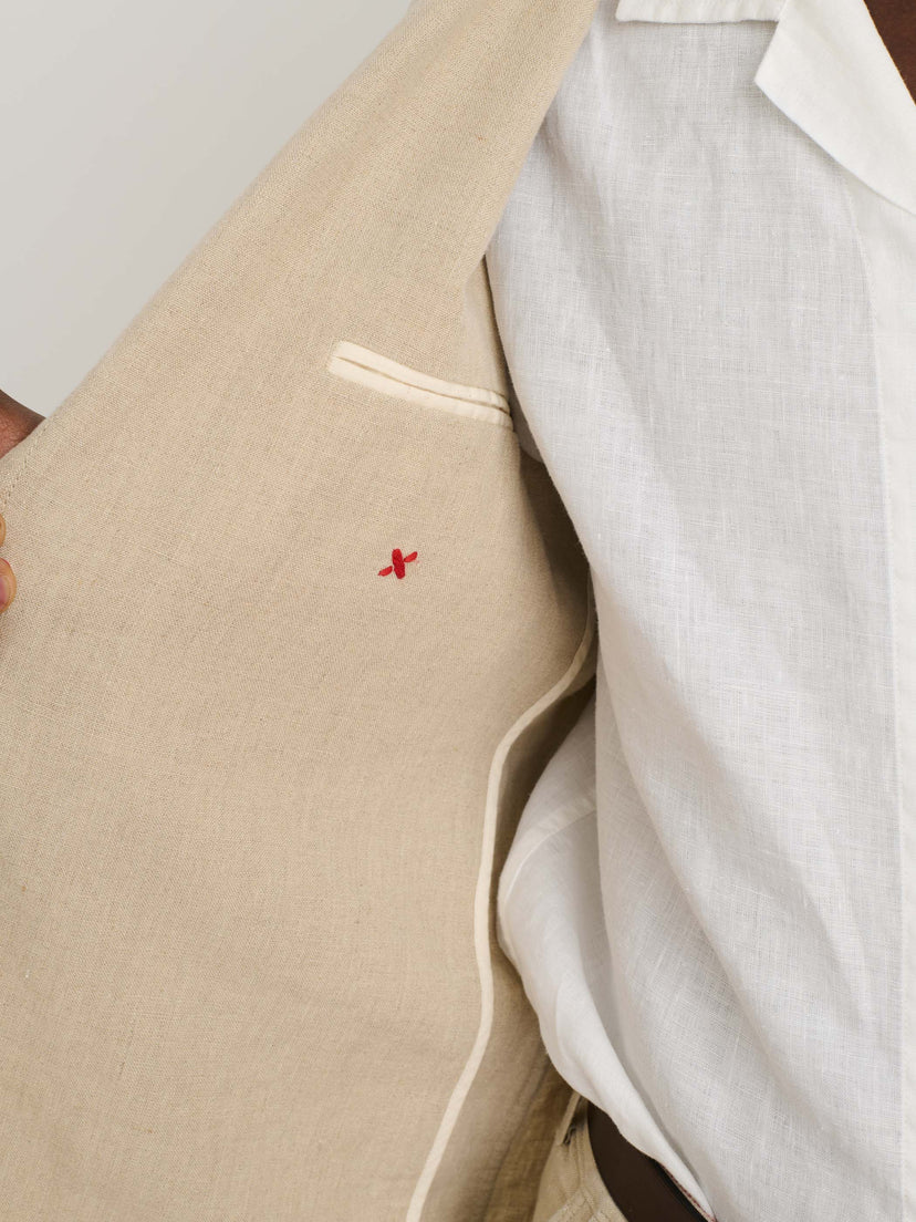 Alex Mill - ALEX MILL MERCER BLAZER IN FLAX LINEN - Rent With Thred