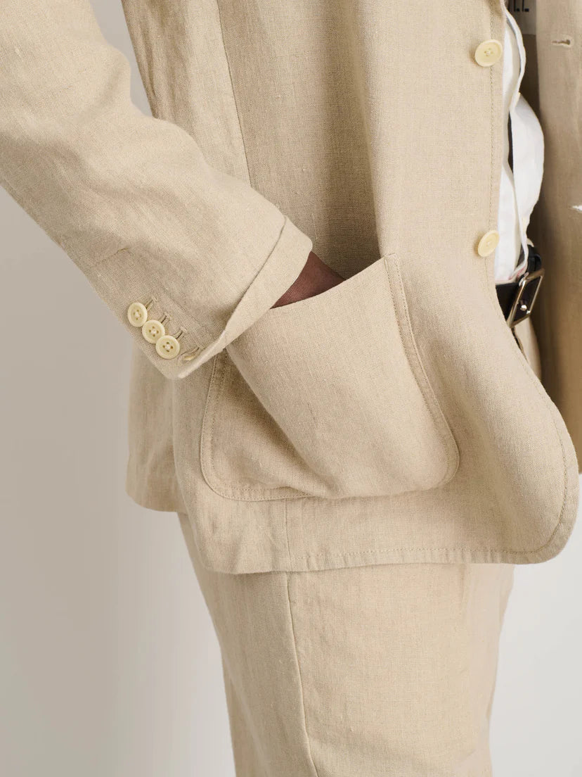 Alex Mill - ALEX MILL MERCER BLAZER IN FLAX LINEN - Rent With Thred