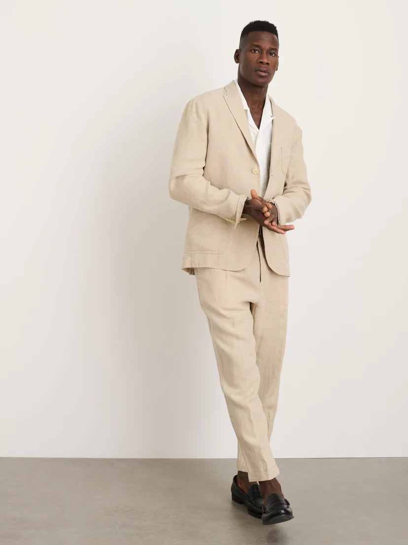 Alex Mill - ALEX MILL MERCER BLAZER IN FLAX LINEN - Rent With Thred
