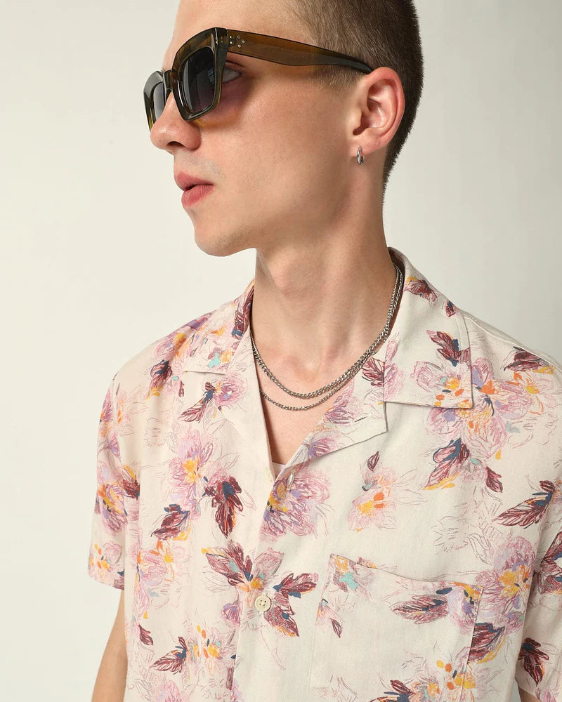 Corridor - CORRIDOR NOVELLA SHORT-SLEEVE IN FLORAL - Rent With Thred