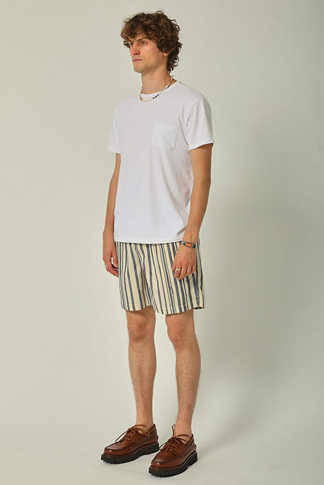 Corridor - CORRIDOR CANVAS SHORTS IN STRIPES - Rent With Thred