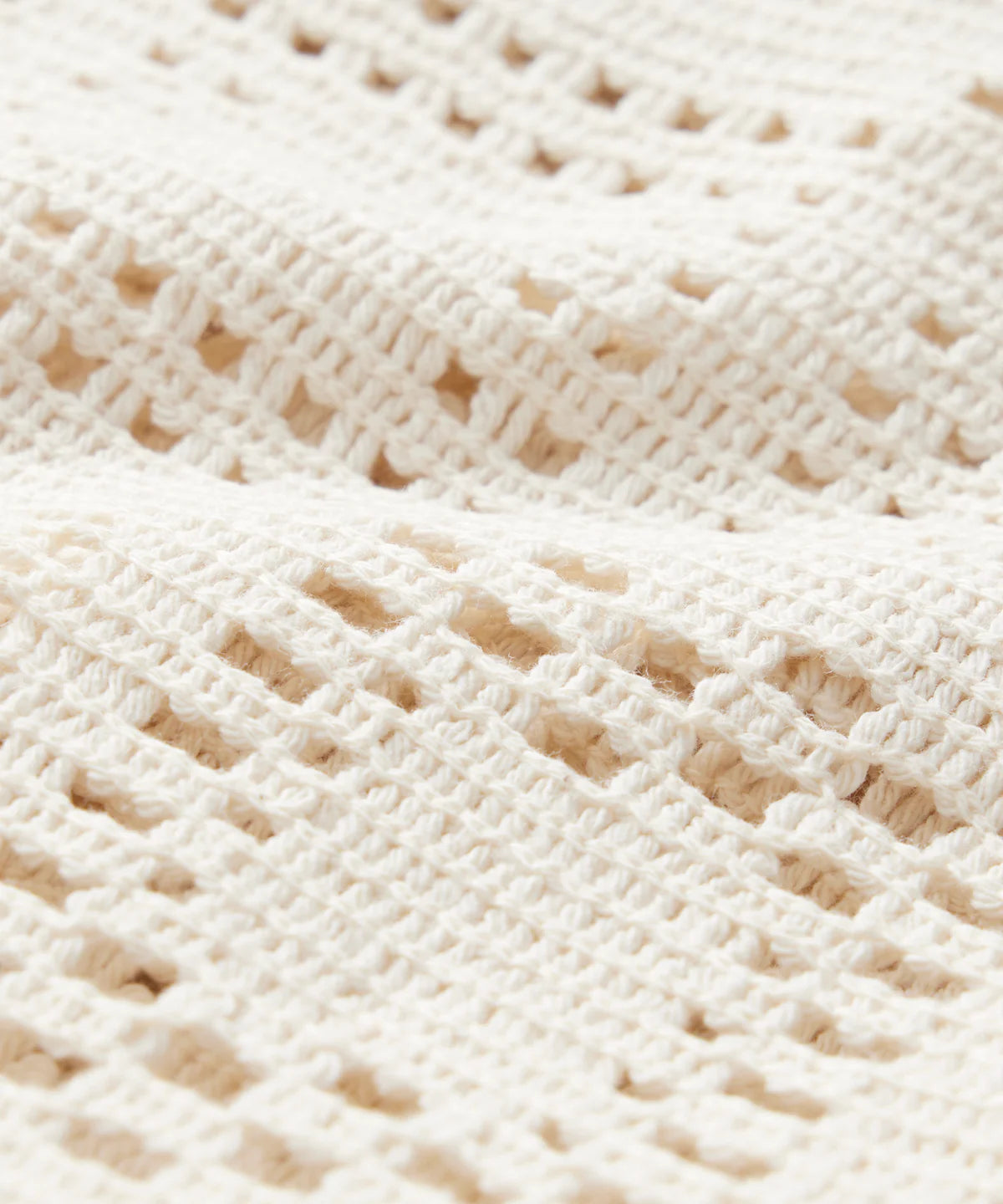 Todd Snyder - TODD SNYDER OPEN-KNIT CABANA POLO IN BISQUE TONAL SQUARE - Rent With Thred