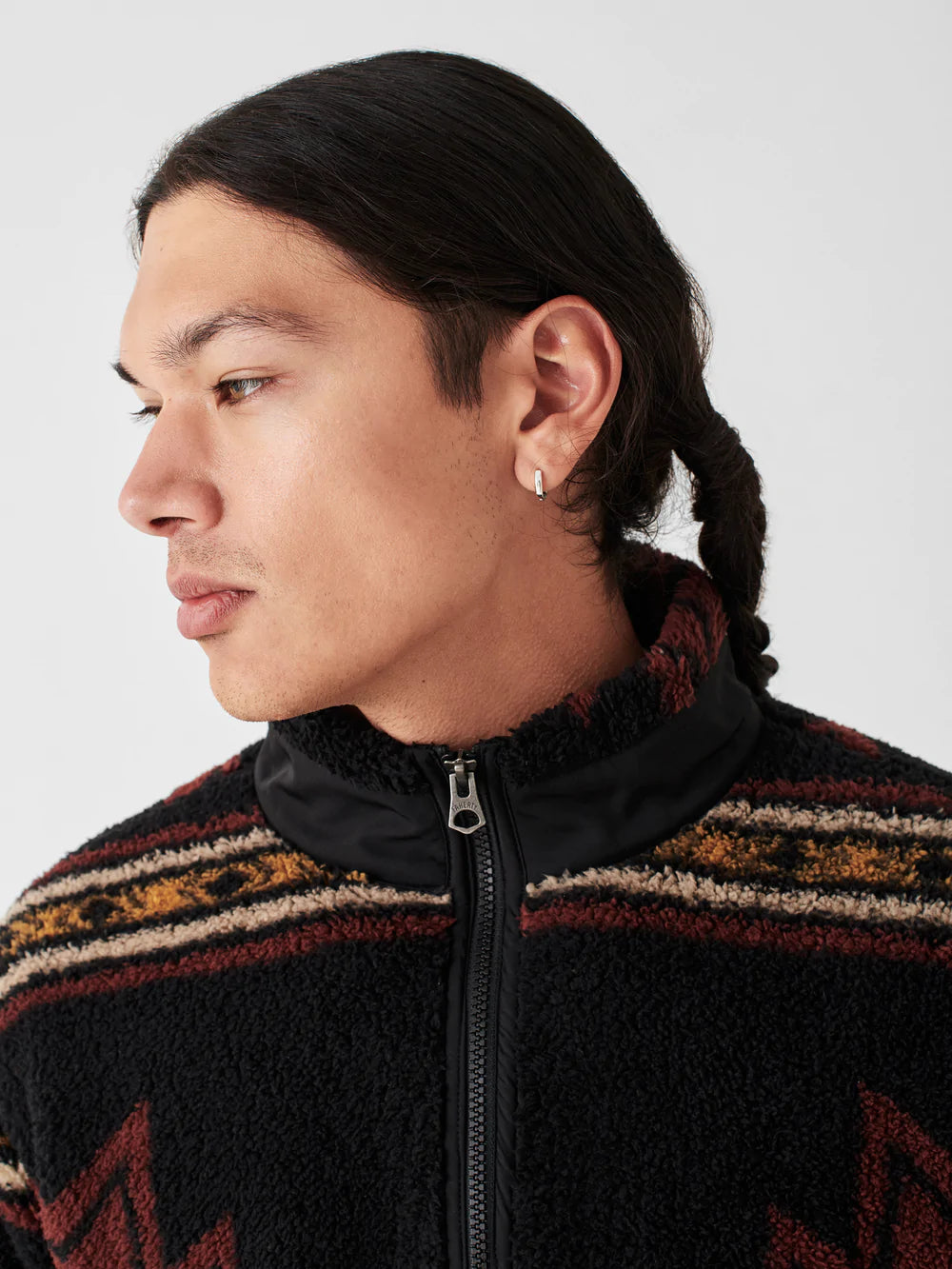 Faherty - FAHERTY DOUG GOOD FEATHER HIGH PILE FLEECE FULL ZIP - Rent With Thred