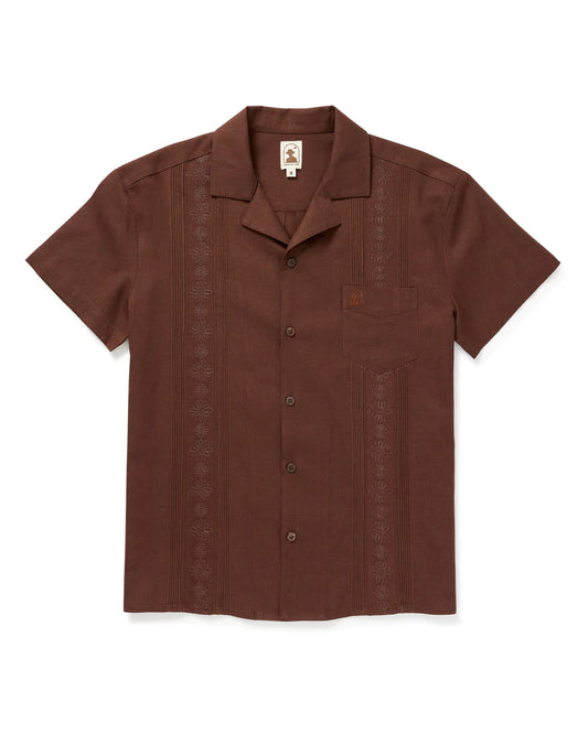 Dandy Del Mar - DANDY DEL MAR THE BRISA LINEN SHIRT IN CARAJILLO - Rent With Thred