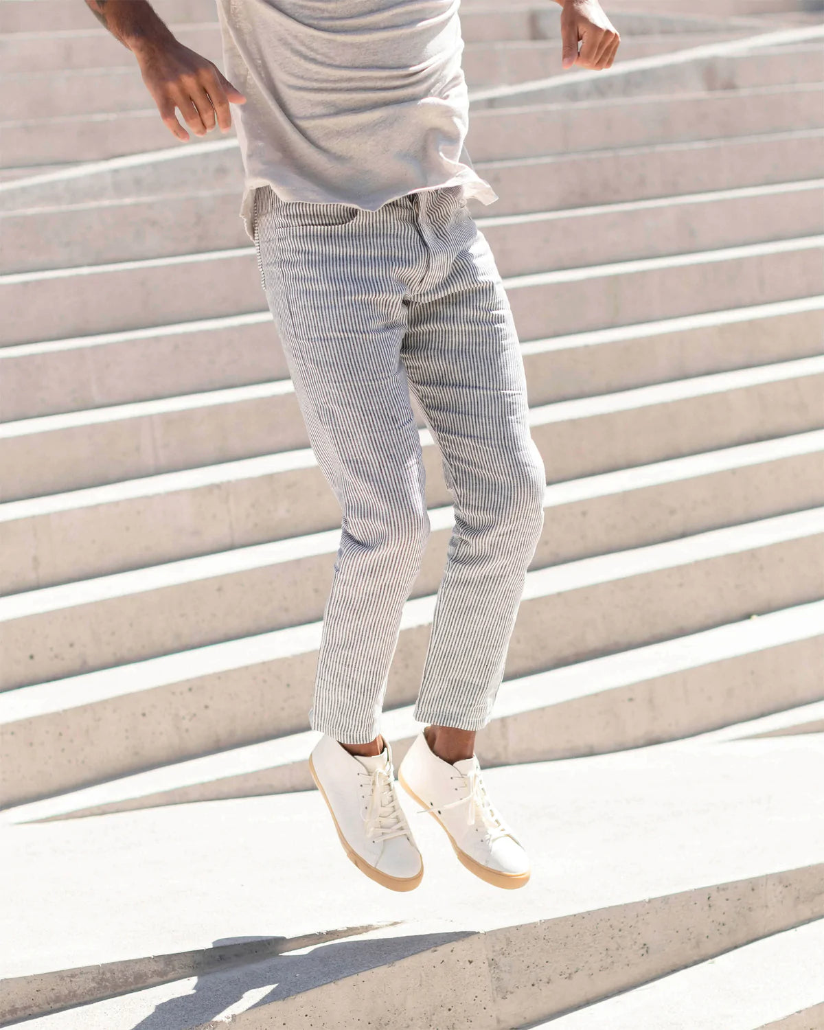 Alex Crane - ALEX CRANE CHAM PANTS IN LINES - Rent With Thred