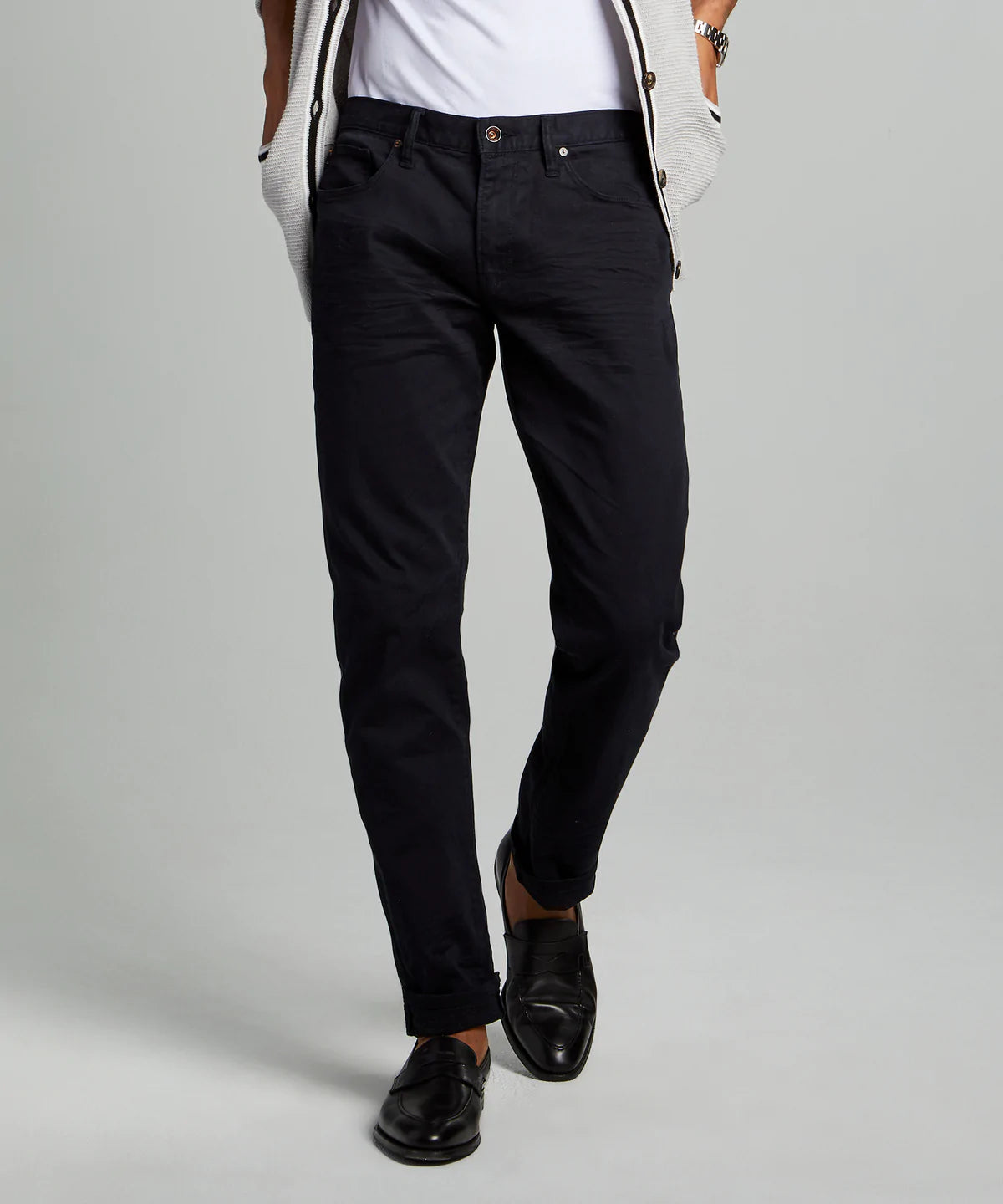 Todd Snyder - TODD SNYDER SLIM FIT 5-POCKET CHINO IN NIGHTWATCH - Rent With Thred