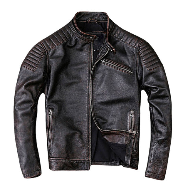 Wilsons - WILSONS VINTAGE LEATHER MOTORCYCLE JACKET - Rent With Thred