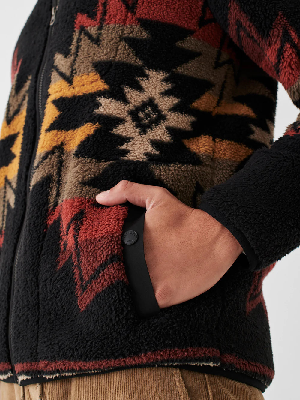 Faherty - FAHERTY DOUG GOOD FEATHER HIGH PILE FLEECE FULL ZIP - Rent With Thred