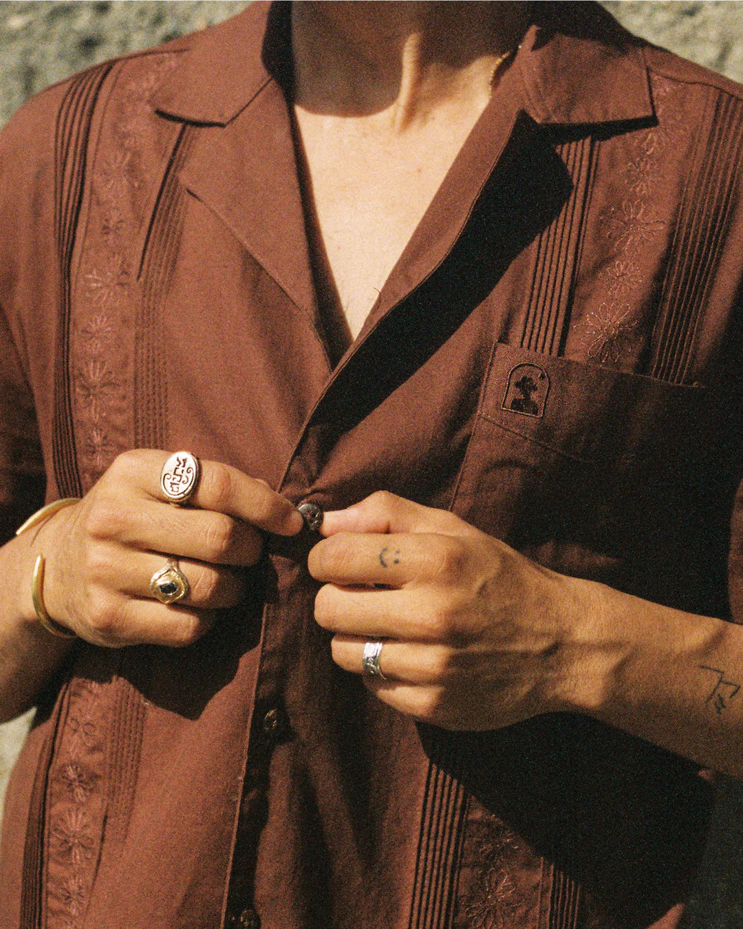 Dandy Del Mar - DANDY DEL MAR THE BRISA LINEN SHIRT IN CARAJILLO - Rent With Thred