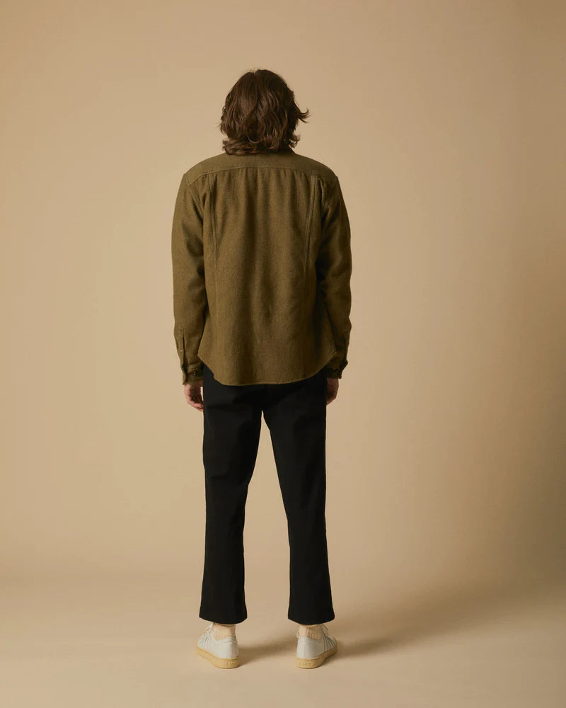 Corridor - CORRIDOR RECYCLED FLANNEL IN OLIVE - Rent With Thred