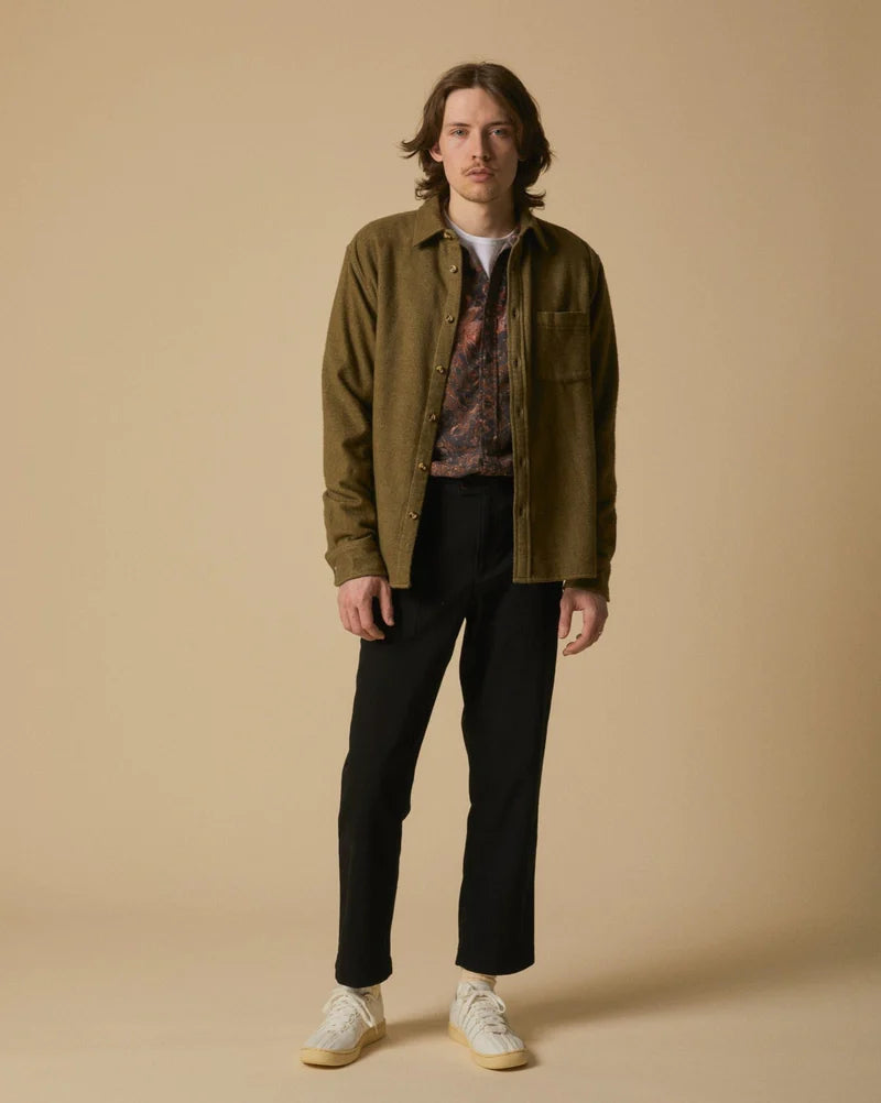 Corridor - CORRIDOR RECYCLED FLANNEL IN OLIVE - Rent With Thred