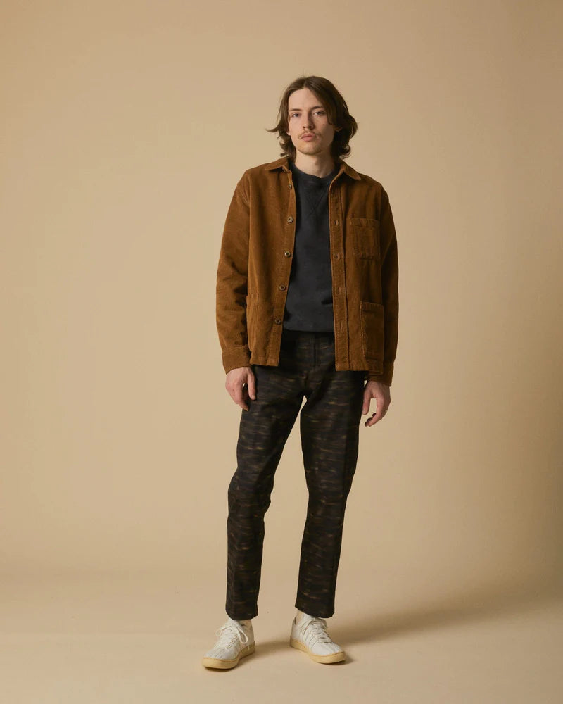 Corridor - CORRIDOR CORDUROY OVERSHIRT IN TOBACCO - Rent With Thred