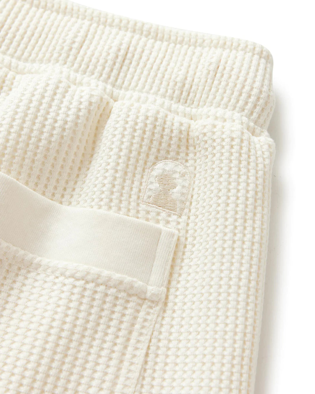 Dandy Del Mar - DANDY DEL MAR THE CANNES WAFFLE KNIT SHORTS IN VINTAGE IVORY - Rent With Thred